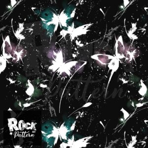 Graphic butterfly black