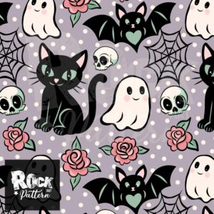 Pastel Halloween grey