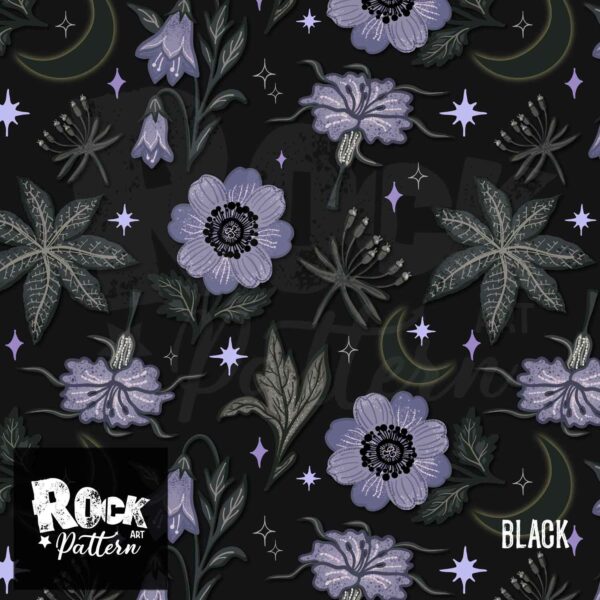 Dark flowers black
