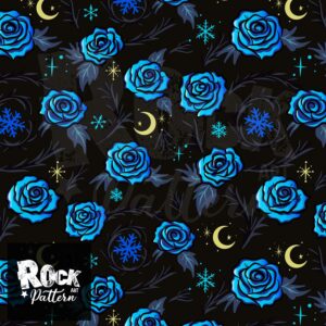 MOXIE Roses black blue
