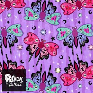 Tattoo butterfly purple