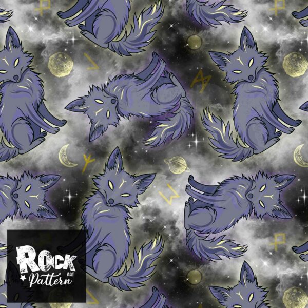 Magic wolf charcoal
