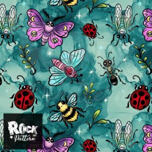Handdrawn Insects pattern